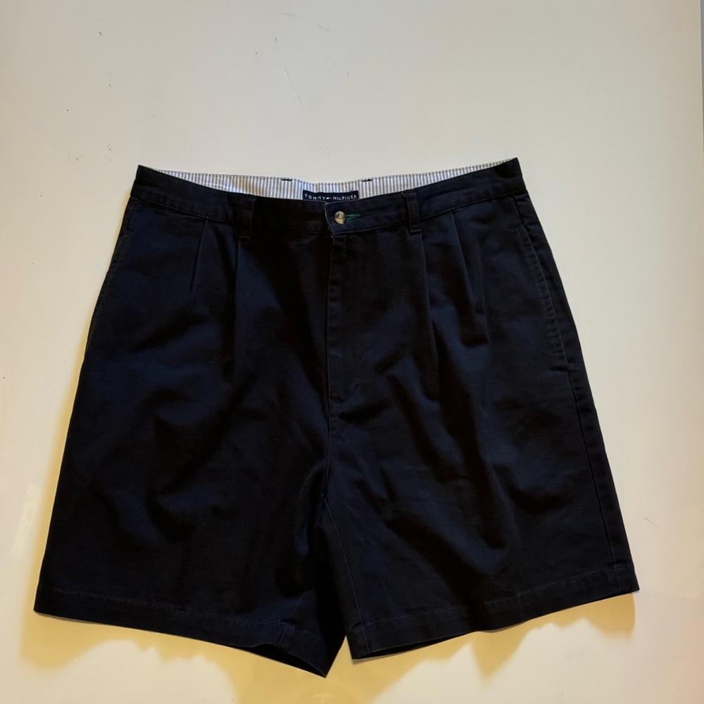 Tommy Hilfiger Navy Men's Flat Front Shorts